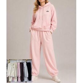 Фотография Костюм спортивный женский тёплый WY142 pink р.52-58 "FLORA" недорого оптом от прямого поставщика