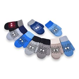 Фотография Варежки детские на мальчика 2492 mix р.1-3 "KH clothes" недорого оптом от прямого поставщика