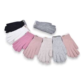 Фотография Перчатки утеплённые женские 7121 mix р.S-L "KH clothes" недорого оптом от прямого поставщика
