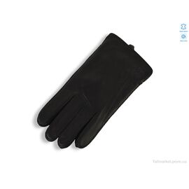 Фотография Перчатки мужские Зима SF01 шкіра оленя хутро black (10 шт. р.сетка 11-13) "TUZZI" недорого оптом от прямого поставщика