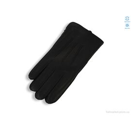 Фотография Перчатки мужские Зима SF03 шкіра оленя хутро black (10 шт. р.сетка 11-13) "TUZZI" недорого оптом от прямого поставщика