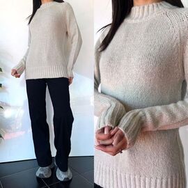 Фотография Свитер женский TB106 l.grey р.One size "i8denim Women" недорого оптом от прямого поставщика