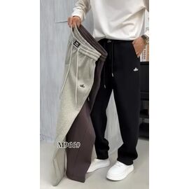 Фотография Штаны спортивные мужские утеплённые M966 black р.31-36 "F.T.H" недорого оптом от прямого поставщика