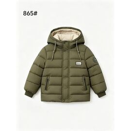 Фотография Куртка детская демисезонная на мальчика 865 khaki р.4-7 "Flong" недорого оптом от прямого поставщика