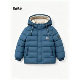 Фотография Куртка детская демисезонная на мальчика 865 blue р.4-7 "Flong" недорого оптом от прямого поставщика