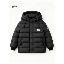 Фотография Куртка детская демисезонная на мальчика 865 black р.4-7 "Flong" недорого оптом от прямого поставщика