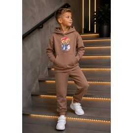 Фотография Костюм детский спортивный на мальчика 949 brown р.122-140 "Marimaks" недорого оптом от прямого поставщика
