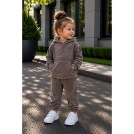Фотография Костюм детский спортивный на девочку 120 brown р.92-116 "Marimaks" недорого оптом от прямого поставщика