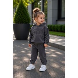 Фотография Костюм детский спортивный на девочку 120 grey р.92-116 "Marimaks" недорого оптом от прямого поставщика