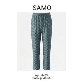 Фотография Штаны женские 4453 blue р.48-56 "Samo" недорого оптом от прямого поставщика