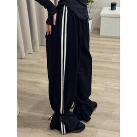 Фотография Штаны спортивные женские 1699 black р.46-48 "BONJOUR" недорого оптом от прямого поставщика