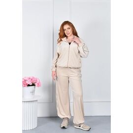 Фотография Костюм спортивный женский тёплый 3138 beige р.42-52 "BONJOUR" недорого оптом от прямого поставщика