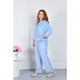 Фотография Костюм спортивный женский тёплый 3138 l.blue р.42-52 "BONJOUR" недорого оптом от прямого поставщика