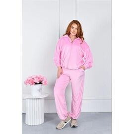 Фотография Костюм спортивный женский тёплый 3138 pink р.42-52 "BONJOUR" недорого оптом от прямого поставщика