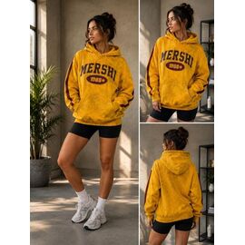 Фотография Худи женское 3903 yellow р.42-48 "BONJOUR" недорого оптом от прямого поставщика