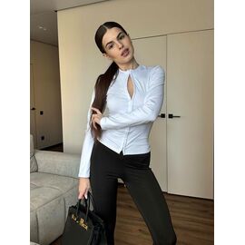 Фотография Кофта женская 5194 white р.42-48 "BONJOUR" недорого оптом от прямого поставщика