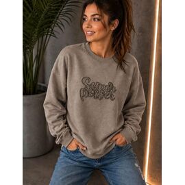Фотография Худи женское 820803 beige р.42-48 "BONJOUR" недорого оптом от прямого поставщика