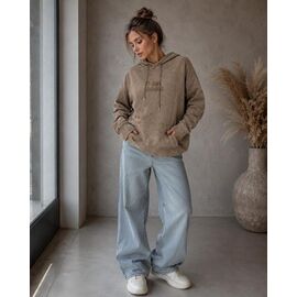Фотография Худи женское 820805 beige р.42-48 "BONJOUR" недорого оптом от прямого поставщика