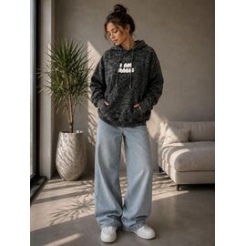 Фотография Худи женское 820805 black р.42-48 "BONJOUR" недорого оптом от прямого поставщика