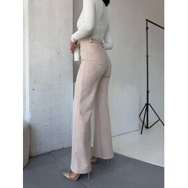 Фотография Штаны женские 9108 beige р.42-48 "BONJOUR" недорого оптом от прямого поставщика