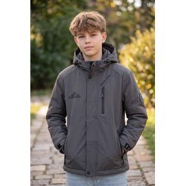 Фотография Куртка детская демисезонная на мальчика 26921 grey р.152-170 "Delfinka" недорого оптом от прямого поставщика