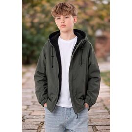 Фотография Куртка детская демисезонная на мальчика 26991 khaki р.152-170 "Delfinka" недорого оптом от прямого поставщика