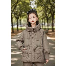 Фотография Куртка детская демисезонная на девочку 78123 beige р.134-164 "Delfinka" недорого оптом от прямого поставщика