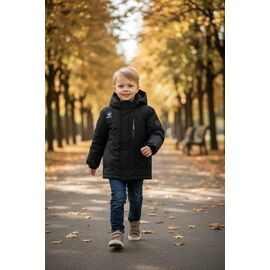 Фотография Куртка детская демисезонная на мальчика BM10 black р.92-116 "Delfinka" недорого оптом от прямого поставщика