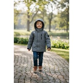Фотография Куртка детская демисезонная на мальчика BM10 grey р.92-116 "Delfinka" недорого оптом от прямого поставщика
