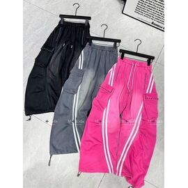 Фотография Штаны детские спортивные на девочку QK83 pink р.120-170 "Delfinka" недорого оптом от прямого поставщика