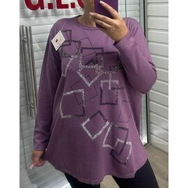 Фотография Свитер женский 25223 lilac р.52-60 "PULSE" недорого оптом от прямого поставщика