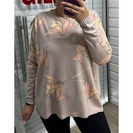 Фотография Свитер женский 25227 beige р.48-54 "PULSE" недорого оптом от прямого поставщика