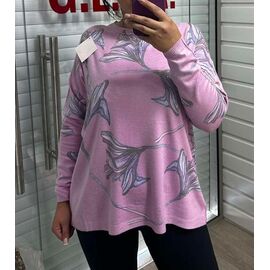 Фотография Свитер женский 25227 pink р.48-54 "PULSE" недорого оптом от прямого поставщика