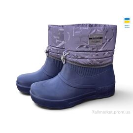 Фотография Сапоги из пены женские зима Е547 волошковий (8 пар р.37-41) "Rai shoes" недорого оптом от прямого поставщика