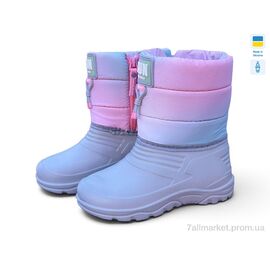 Фотография Сапоги из пены детские зима DC12 рожевий (8 пар р.28-37) "Rai shoes" недорого оптом от прямого поставщика