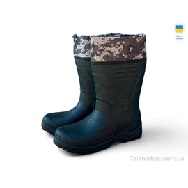 Фотография Сапоги из пены мужские зима Рибак хакі (4 пар р.41-46) "Rai shoes" недорого оптом от прямого поставщика