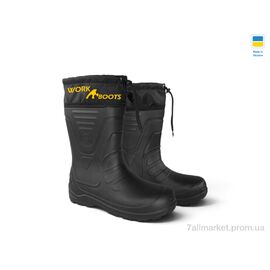 Фотография Сапоги из пены мужские зима Рибак чорний (4 пар р.41-46) "Rai shoes" недорого оптом от прямого поставщика