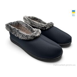 Фотография Тапки женские для дома зима 2205 синій (12 пар р.37-42) "Rai shoes" недорого оптом от прямого поставщика