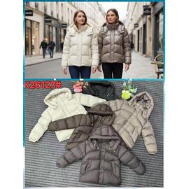 Фотография Куртка женская зимняя K26127 khaki р.S-XL "FLORA" недорого оптом от прямого поставщика