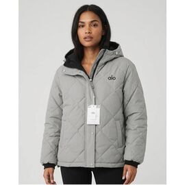 Фотография Куртка женская демисезонная K6216 grey р.M-2XL "FLORA" недорого оптом от прямого поставщика
