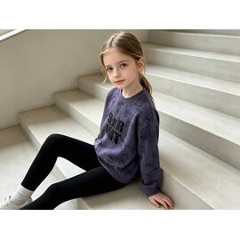 Фотография Свитер детский на девочку 12705-1 purple р.120-160 "Yalisi" недорого оптом от прямого поставщика