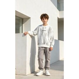 Фотография Свитер детский на мальчика 12706 white р.120-160 "Yalisi" недорого оптом от прямого поставщика