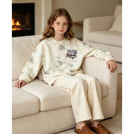 Фотография Свитер детский на девочку 12709-1 l.beige р.120-160 "Yalisi" недорого оптом от прямого поставщика