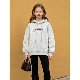 Фотография Худи детский на девочку 12727 grey р.150-180 "Yalisi" недорого оптом от прямого поставщика
