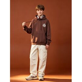 Фотография Худи детский на мальчика 12728-1 brown р.150-180 "Yalisi" недорого оптом от прямого поставщика
