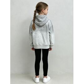 Фотография Худи детский на девочку 12806-1 grey р.120-160 "Yalisi" недорого оптом от прямого поставщика