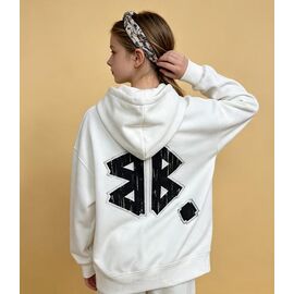 Фотография Худи детский на девочку 12814 white р.150-180 "Yalisi" недорого оптом от прямого поставщика