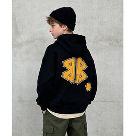 Фотография Худи детский на мальчика 12814-1 black р.150-180 "Yalisi" недорого оптом от прямого поставщика