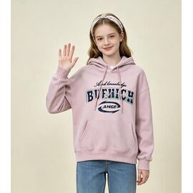 Фотография Худи детский на девочку 12820 pink р.150-180 "Yalisi" недорого оптом от прямого поставщика