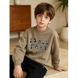 Фотография Свитер детский на мальчика 29003-1 camel р.120-160 "Yalisi" недорого оптом от прямого поставщика